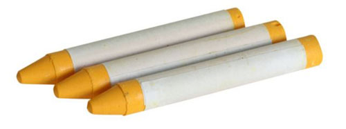 křída vosková žlutá 13mm/12ks - krabička