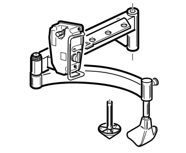 rameno boční stl. RM 2 EAGLE ovládání a kloub