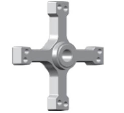 kříž 4-ramenný bez šroubů