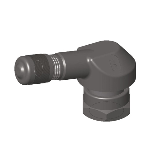 ventil ALU 90° 11,3mm - černý